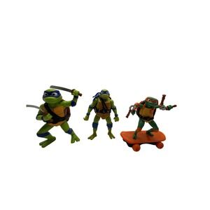 TMNT Teenage Mutant Ninja Turtles 2012 Action Figure Lot Leonardo Michelangelo